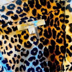 Womens Leopard Print Blazer